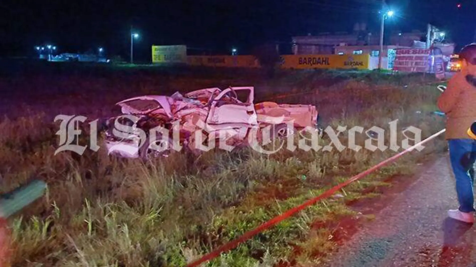 Accidente carretera Apizaco-Tlaxco